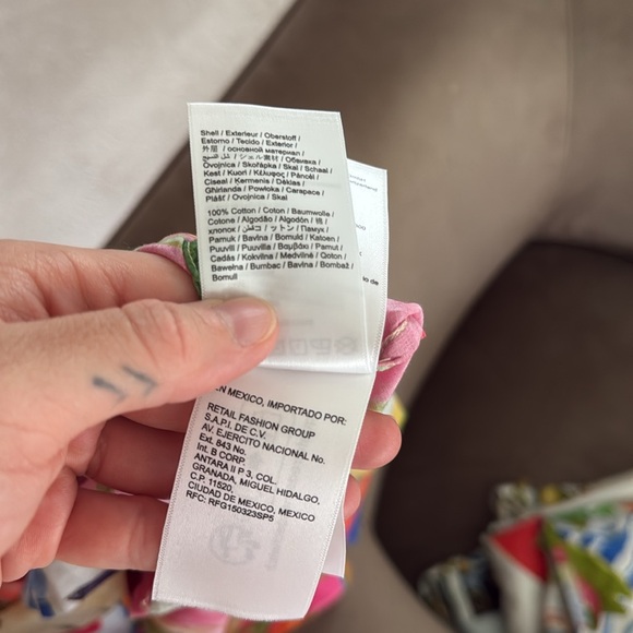 Farm Rio multicolor summer picnic shirt - Picture 13 of 14